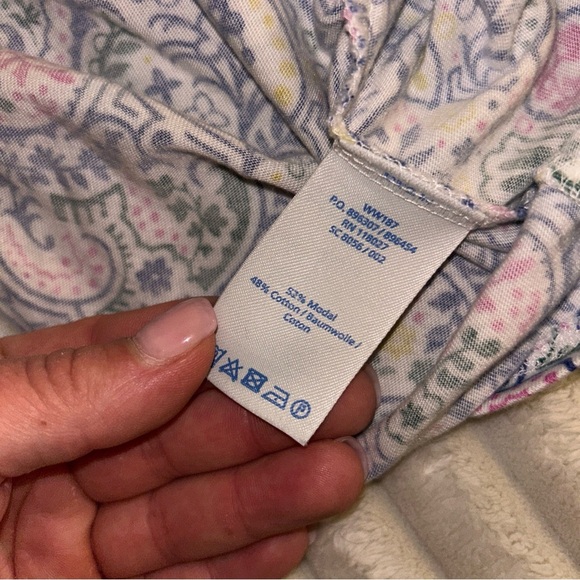 Boden Blue Pink Sundress Cap Sleeve Mini - Picture 8 of 10